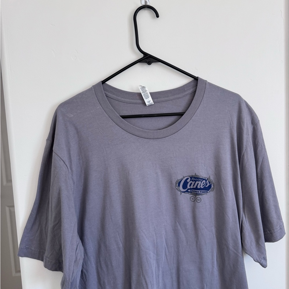 Post Malone x Raising Canes Gray Short Sleeve Crewneck T-Shirt
